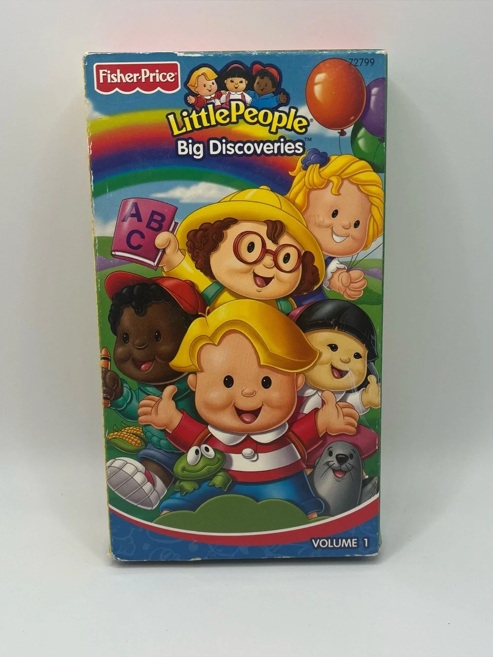 Fisher Price Little People Multimedia Lot Toy Figures VHS Tape Activity Books